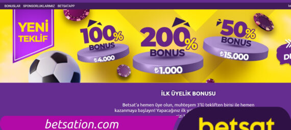 Betsat Yeni Üye Bonusu